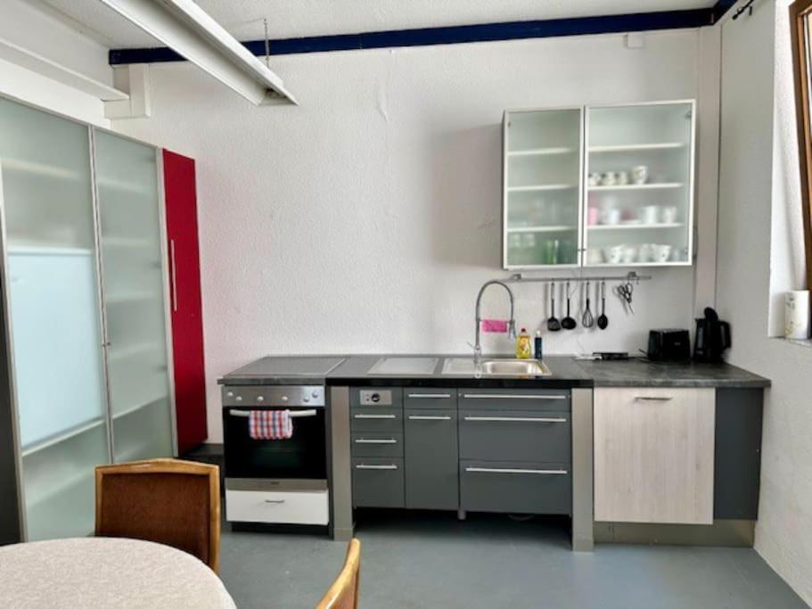 Wohnen In Der Alten Werkstatt Heilbronn Exterior foto